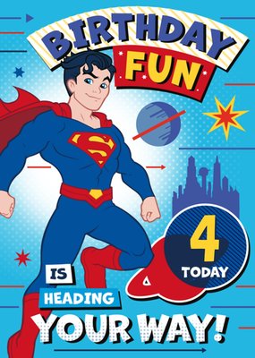Superman Birthday Card