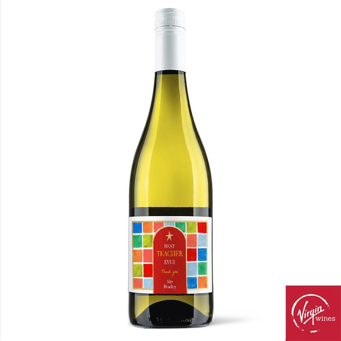 Virgin Wines Personalised Thank You Teacher Pinot Grigio 75cl