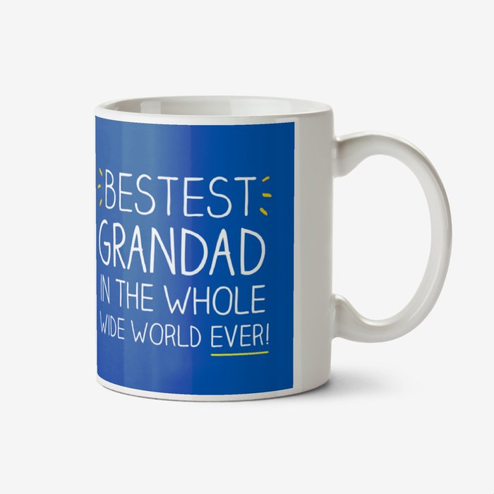 Happy Jackson Bestest Grandad Photo Upload Mug