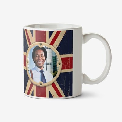 Distressed Union Jack Design Property Of The Legendary Photo Upload Mug 