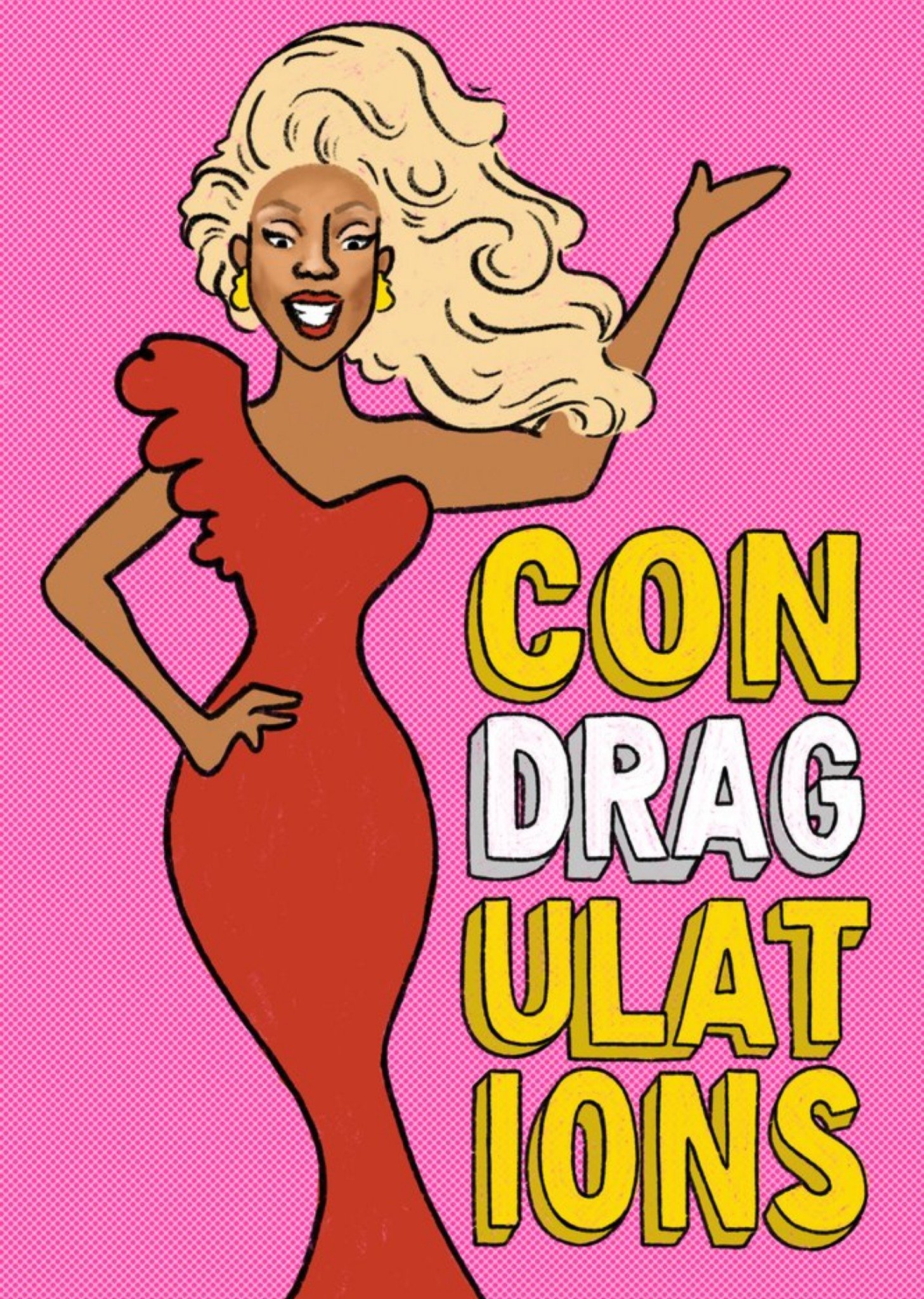 Moonpig Ru Paul's Drag Race Condragulations Card