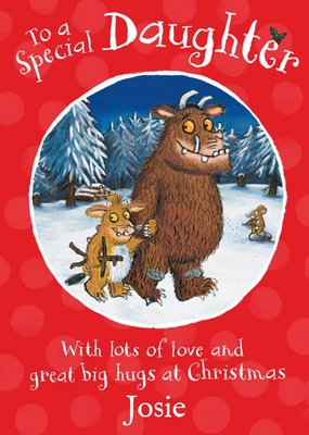 The Gruffalo's Child Special Daughter Christmas Card