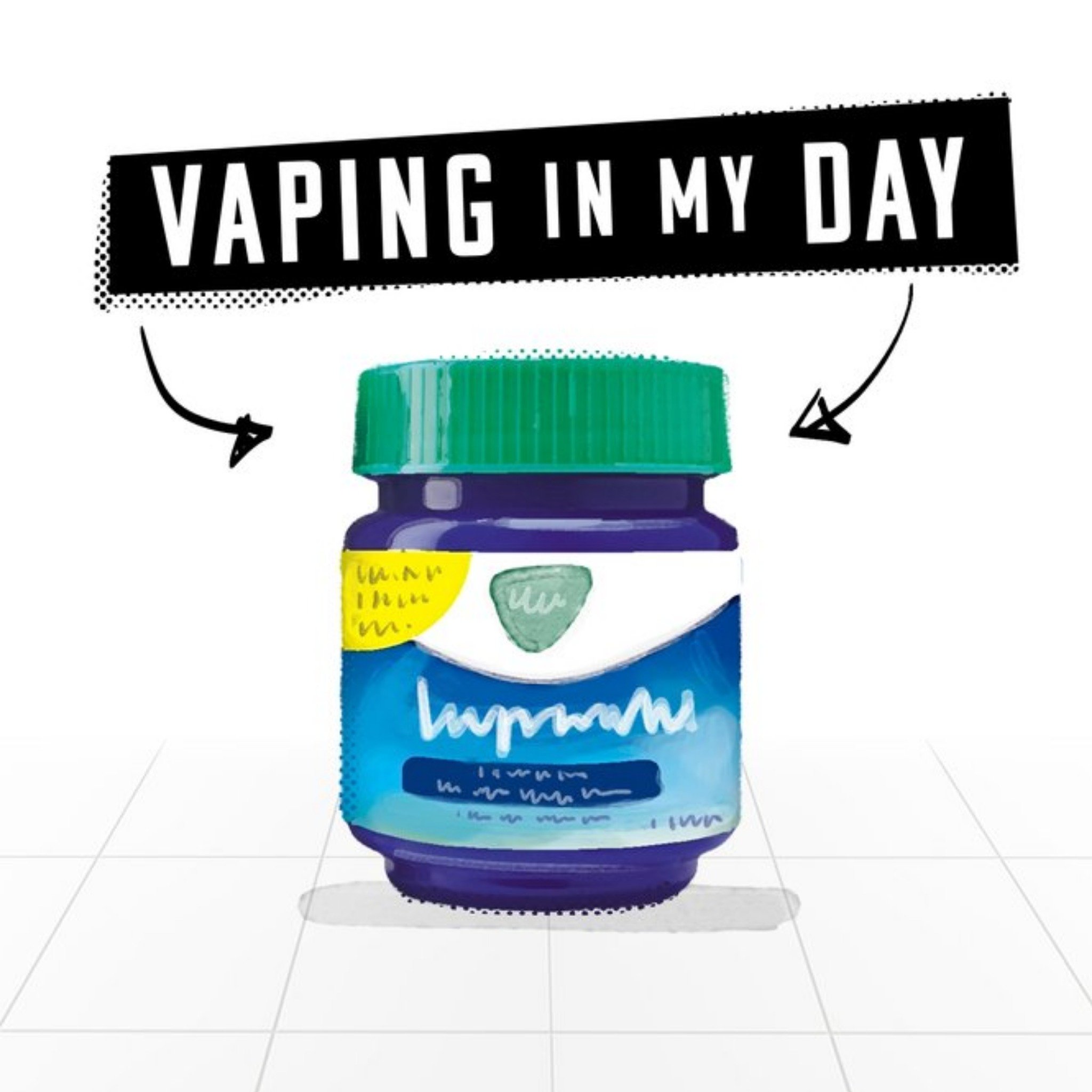 Moonpig Vaping In My Day Pun Card