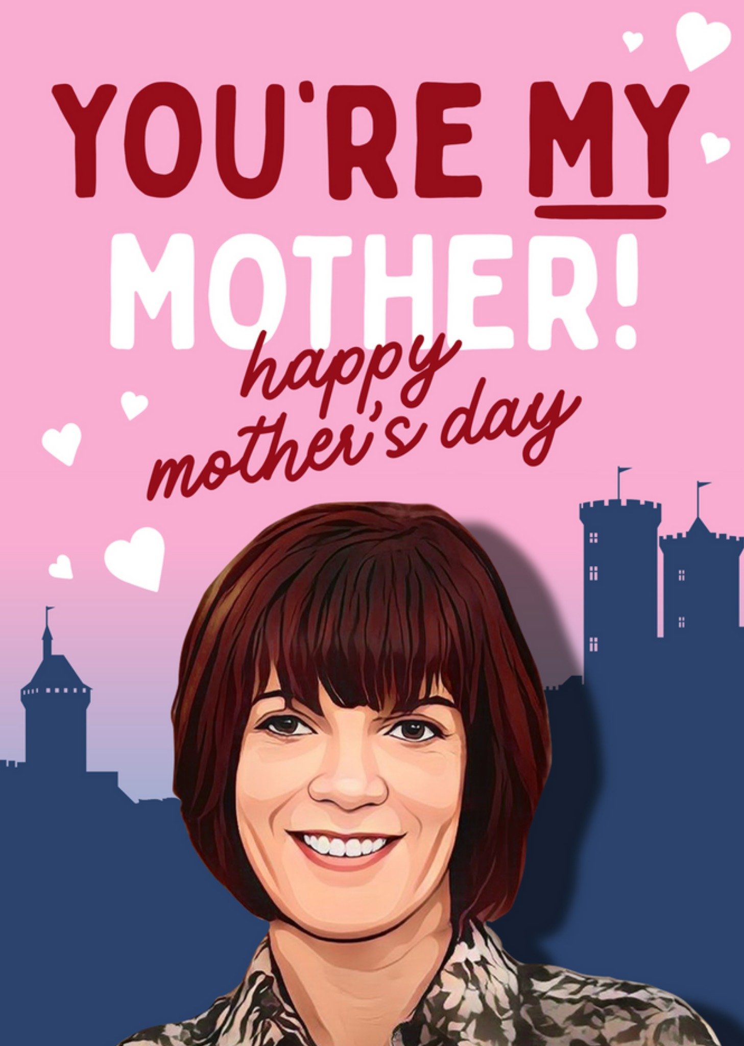 Moonpig Funny Topical Faithful You're My Mother Mother's Day Card, Large