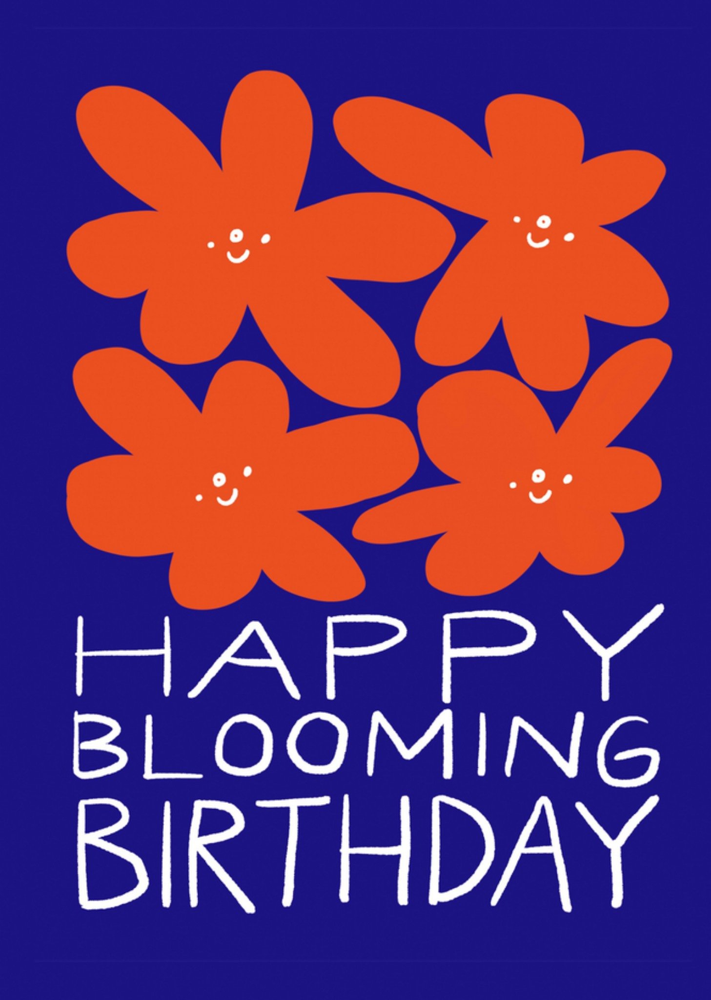 Moonpig Celebration Nation Brighter Days By Chloe Watts Happy Blooming Birthday Card, Large