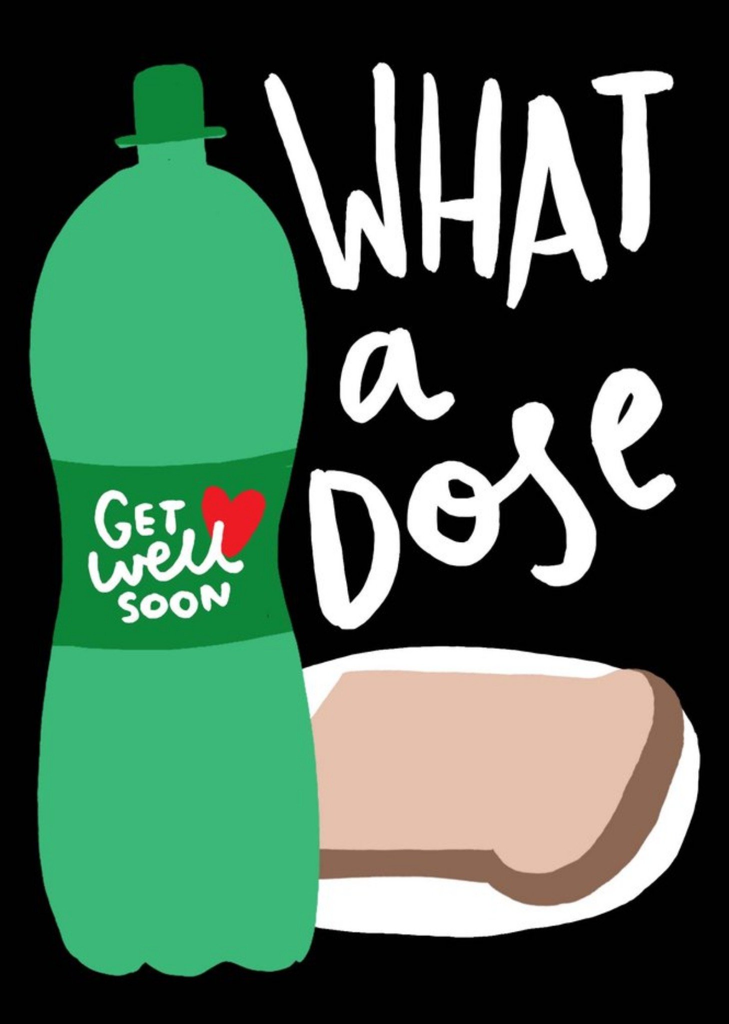Moonpig Craic On Bottle Bread Get Well Card