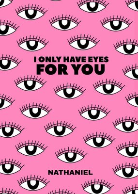 Pearl and Ivy Valentine's Modern Eyes Trendy Card