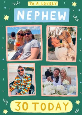 Lovely Nephew 30 Today Photo Upload Birthday Card