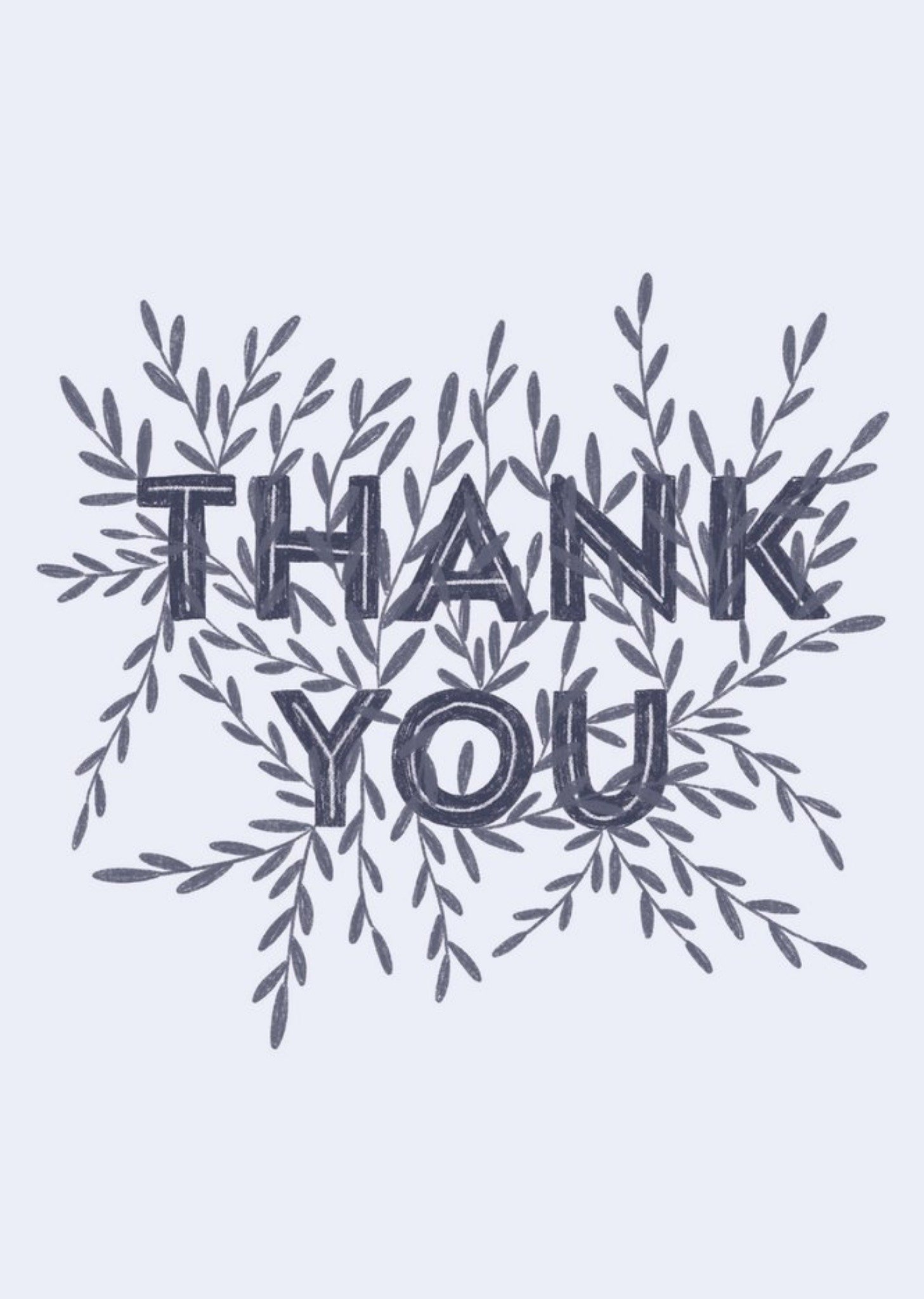 Moonpig Chloe Turner Floral Thank You Card