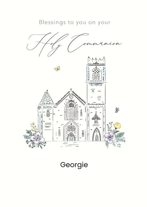 Clintons Blessings To You On Your Holy Communion Card