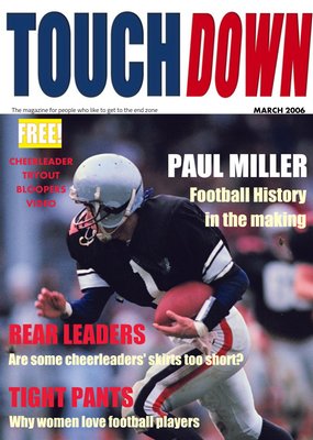 Touchdown Magazine Football History In The Making Personalised Card