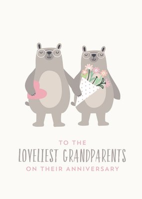 Anniversary Card to the loveliest Grandparents