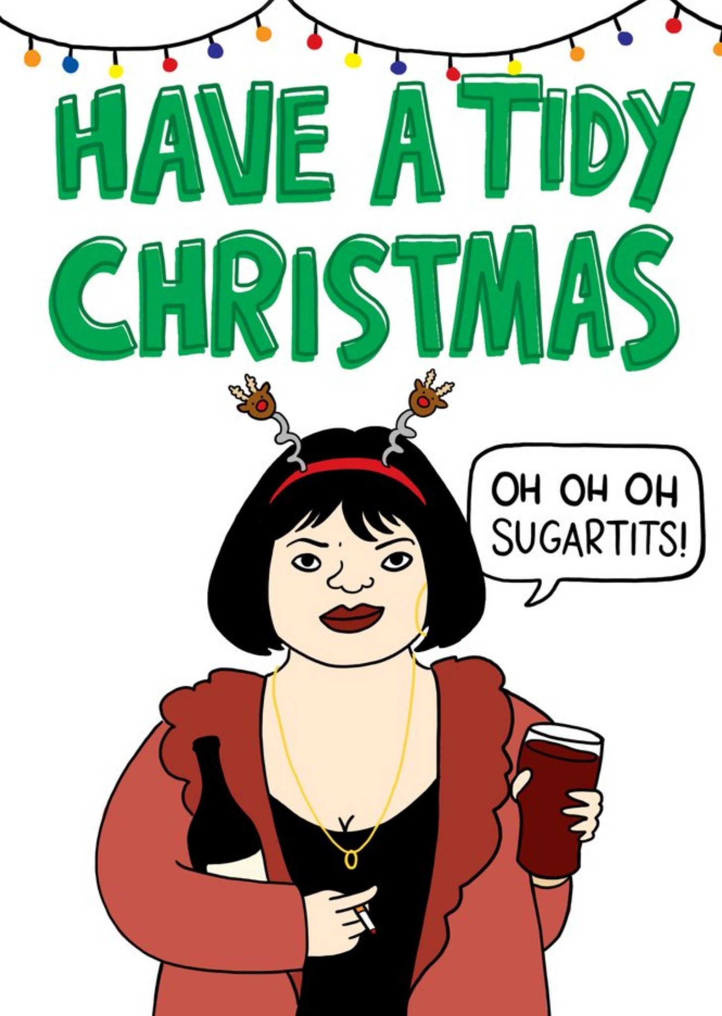 Moonpig Gavin And Stacey Sugartits Christmas Card
