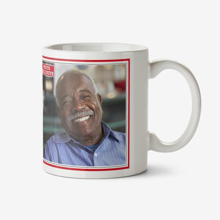 The News Birthday Personalised Photo Upload Mug