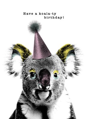 Modern Design Have A Koala Ty Birthday Card