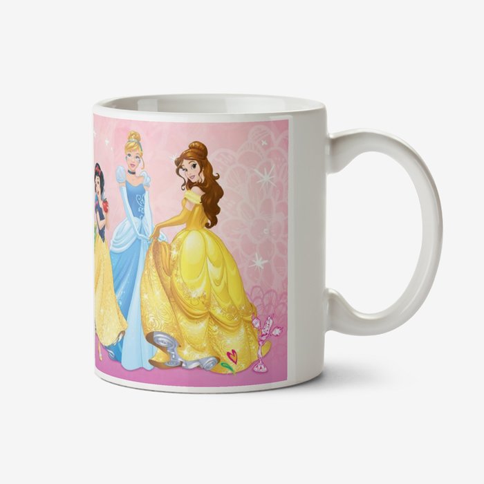 Disney Princess Collection Pink Personalised Mug