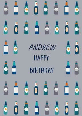 UK Greetings Camden Graphics Alcohol Beer Birthday Card