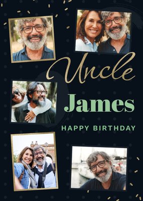 Happy Birthday Uncle Photo Upload Birthday Card