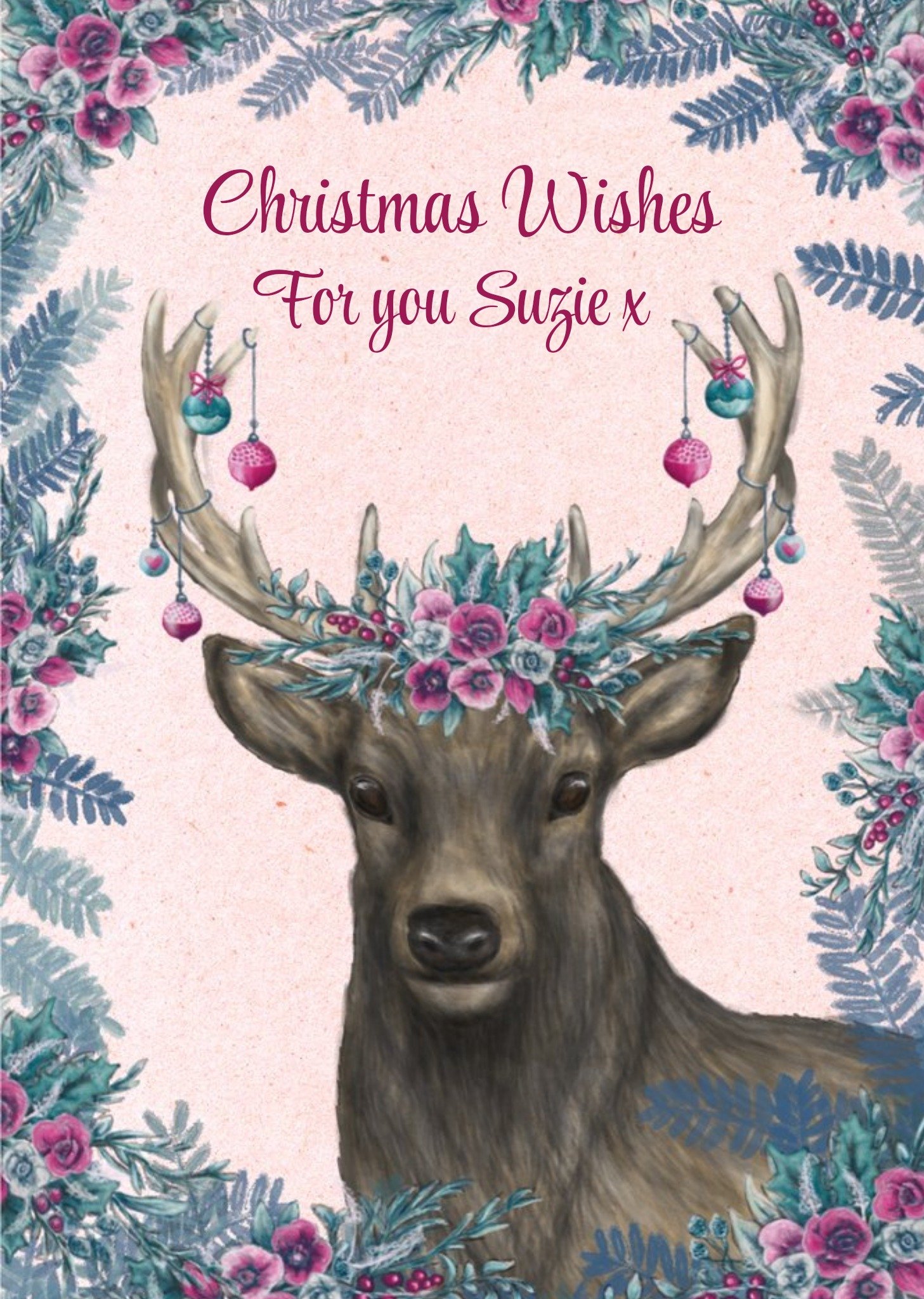 Moonpig Wild Friends Christmas Card Christmas Wishes For You Ecard