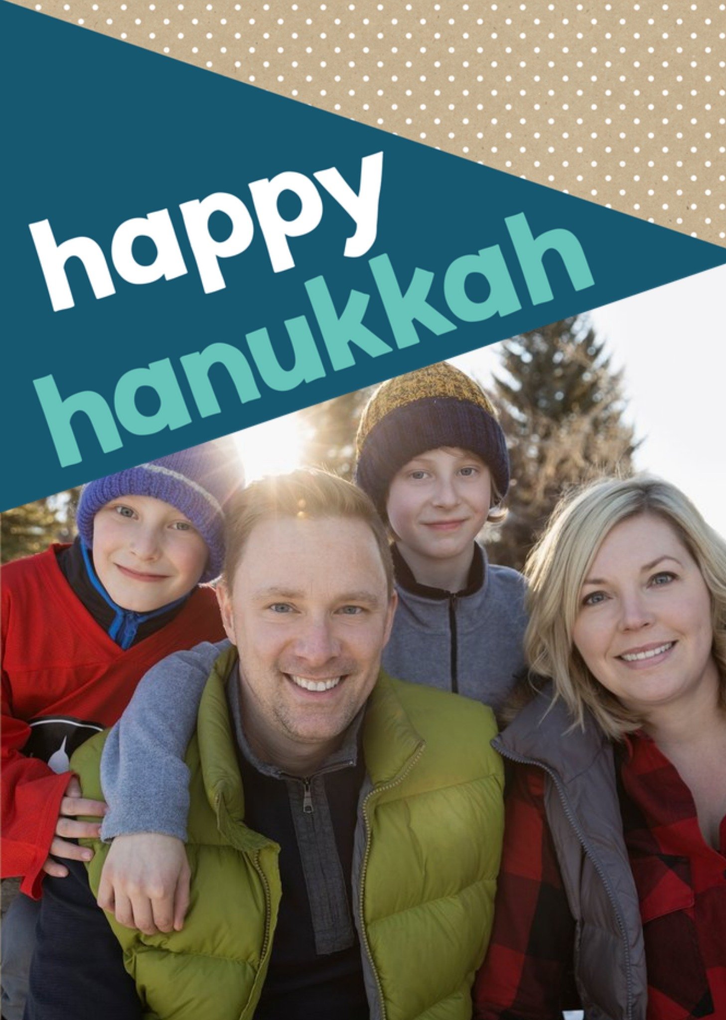 Moonpig Hanukkah Card - Happy Hanukkah - Jewish Celebrations - Photo Upload