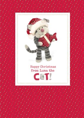 Boofle From The Cat Personalised Christmas Card