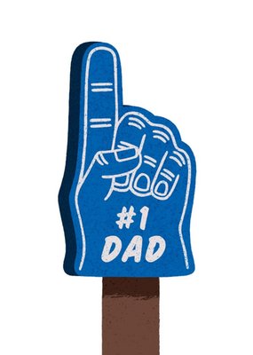 Folio Number 1 Dad Fathers Day Card