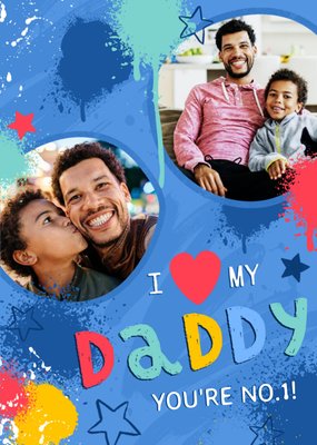 Studio Sundae I Love My Daddy Photo Upload Father's Day Card