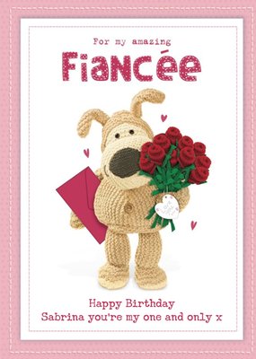 Boofle For My Amazing Fiancée Birthday Card