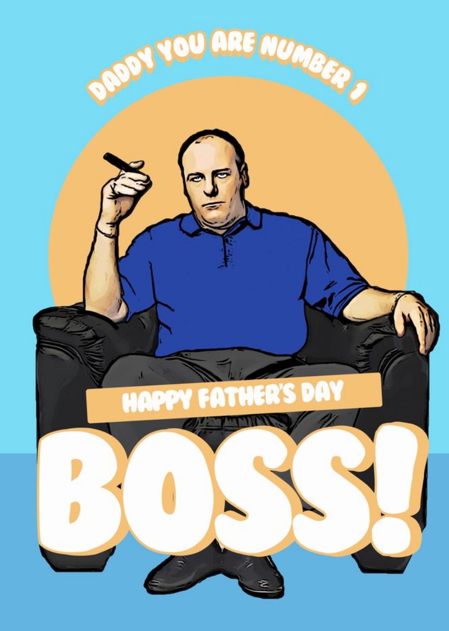 Moonpig Ferry Clever Funny Illustrated Tv Series Character Father's Day Card