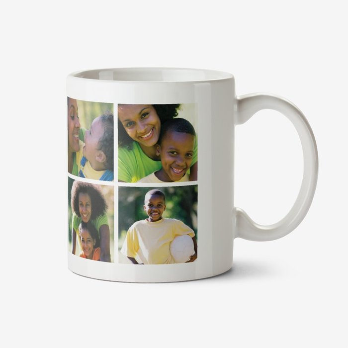 6 Photo Upload Personalised Happy Mother's Day Mug