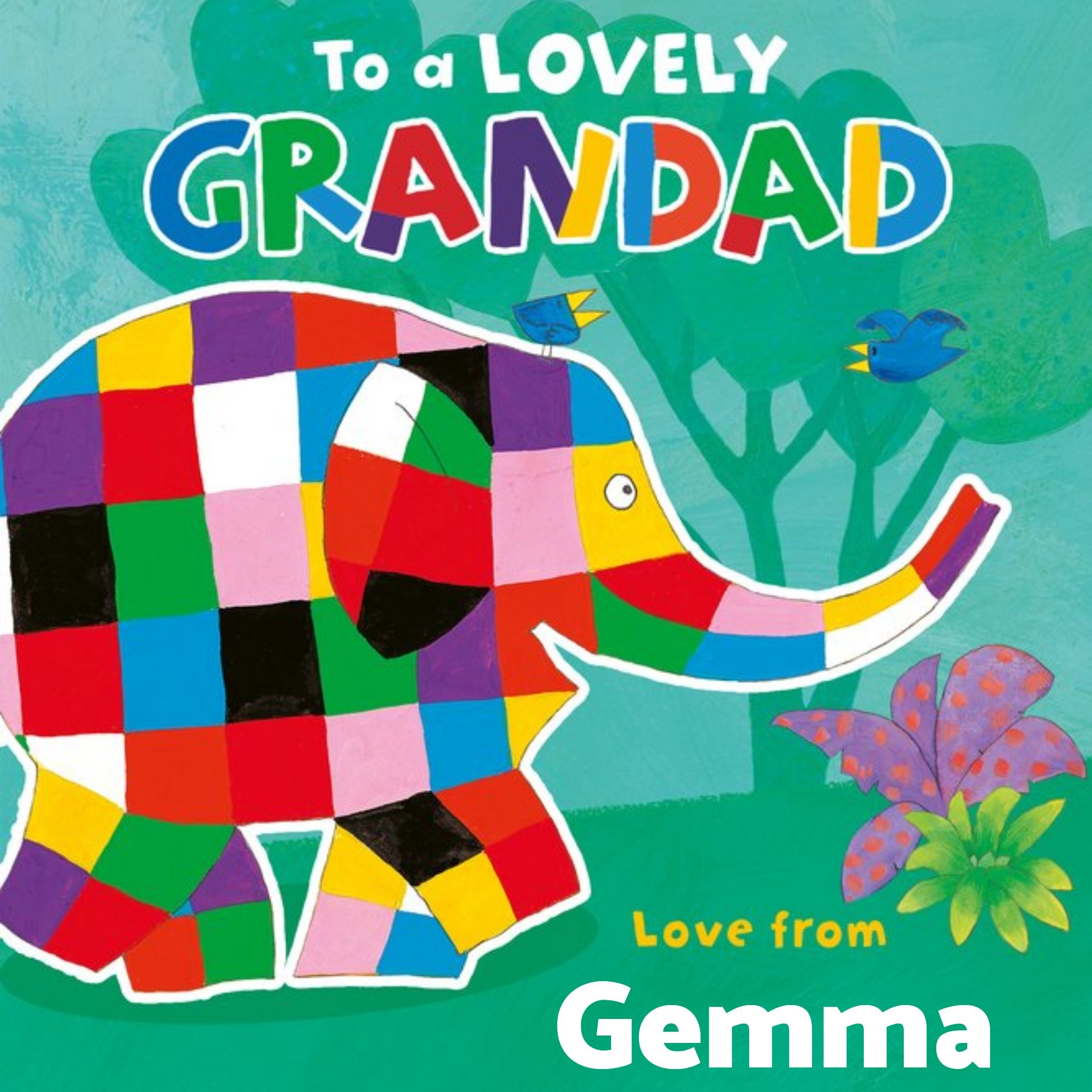 Moonpig Danilo Elmer To A Lovely Grandad Birthday Card