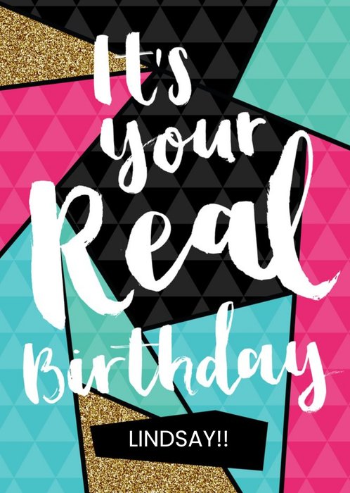 Leap Year It's Your Real Birthday Personalised Happy Birthday Card