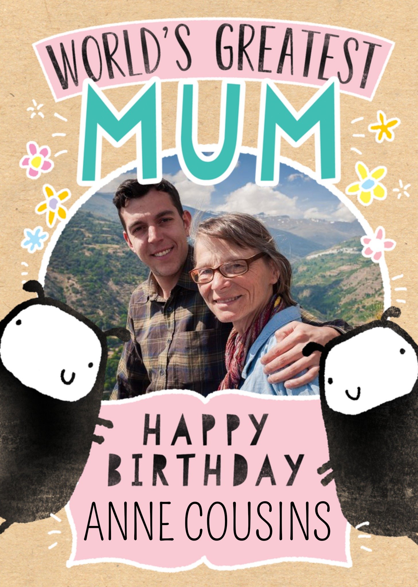 Moonpig Worlds Greatest Mum Photo Upload Card