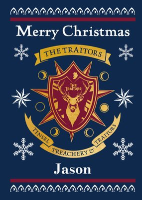 Tinsel Treachery And The Traitors Christmas Card