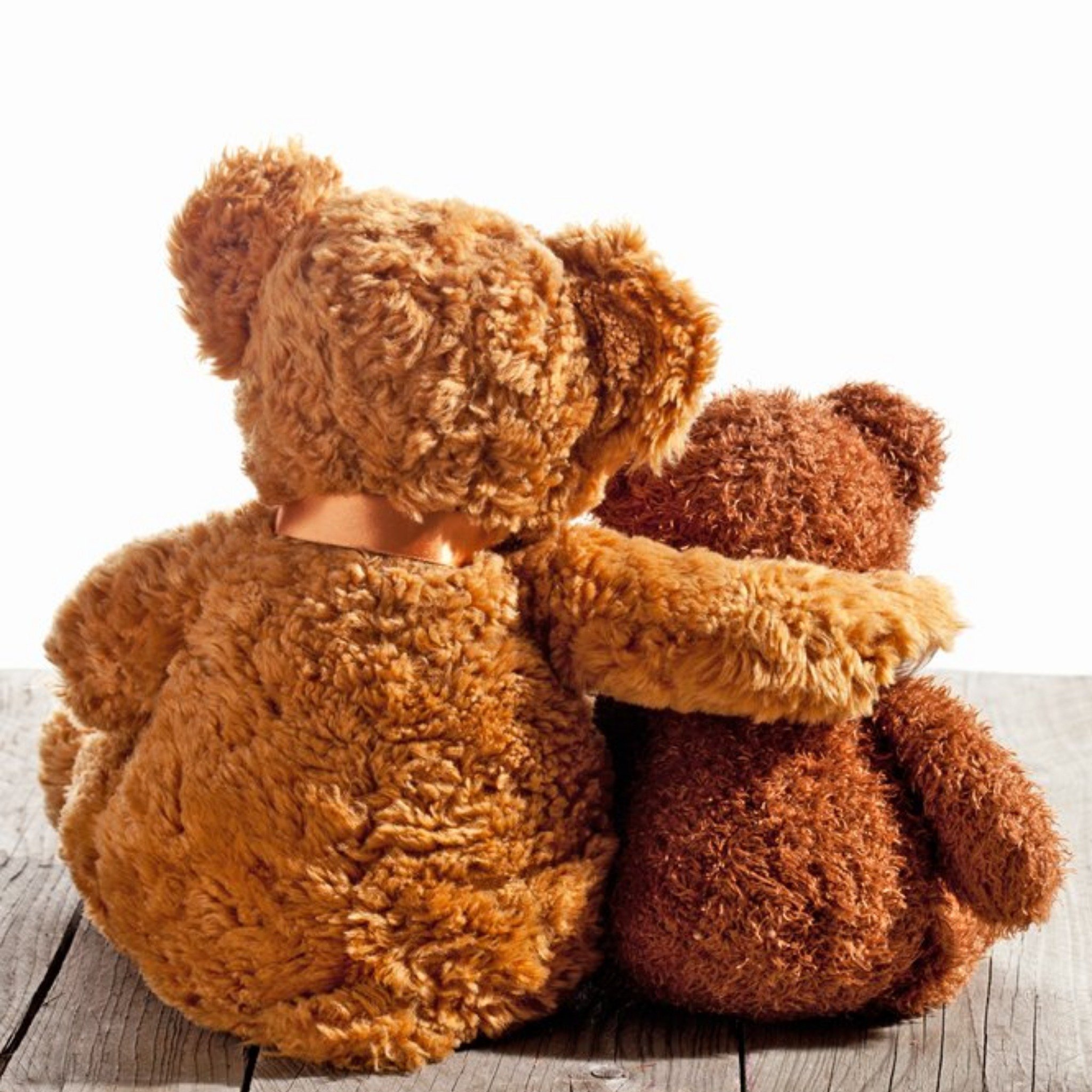Moonpig Photographic Hugging Teddy Bears Card