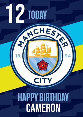 Manchester City Birthday Card