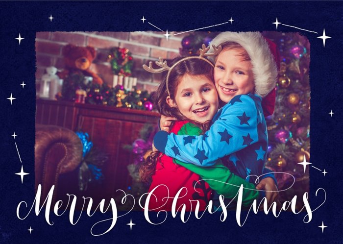 Christmas Card - Photo Upload - Stars