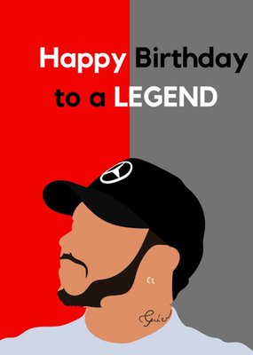 Anoela Happy Birthday To A Legend Card