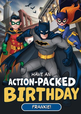 DC Super Friends Have An Action Packed Birthday Card