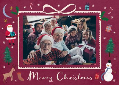 Festive Photo Upload Christmas Card