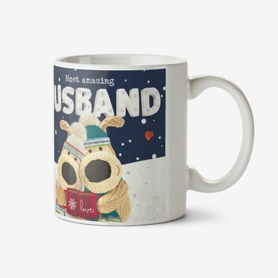 Boofle Most Amazing Husband Photo Upload Christmas Mug