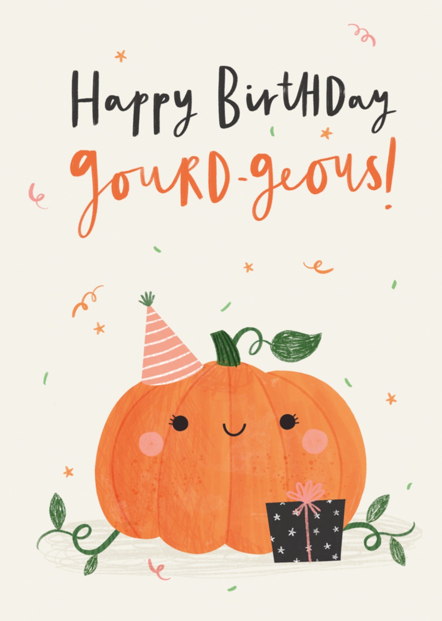 Moonpig Happy Birthday Gourd-Geous Card