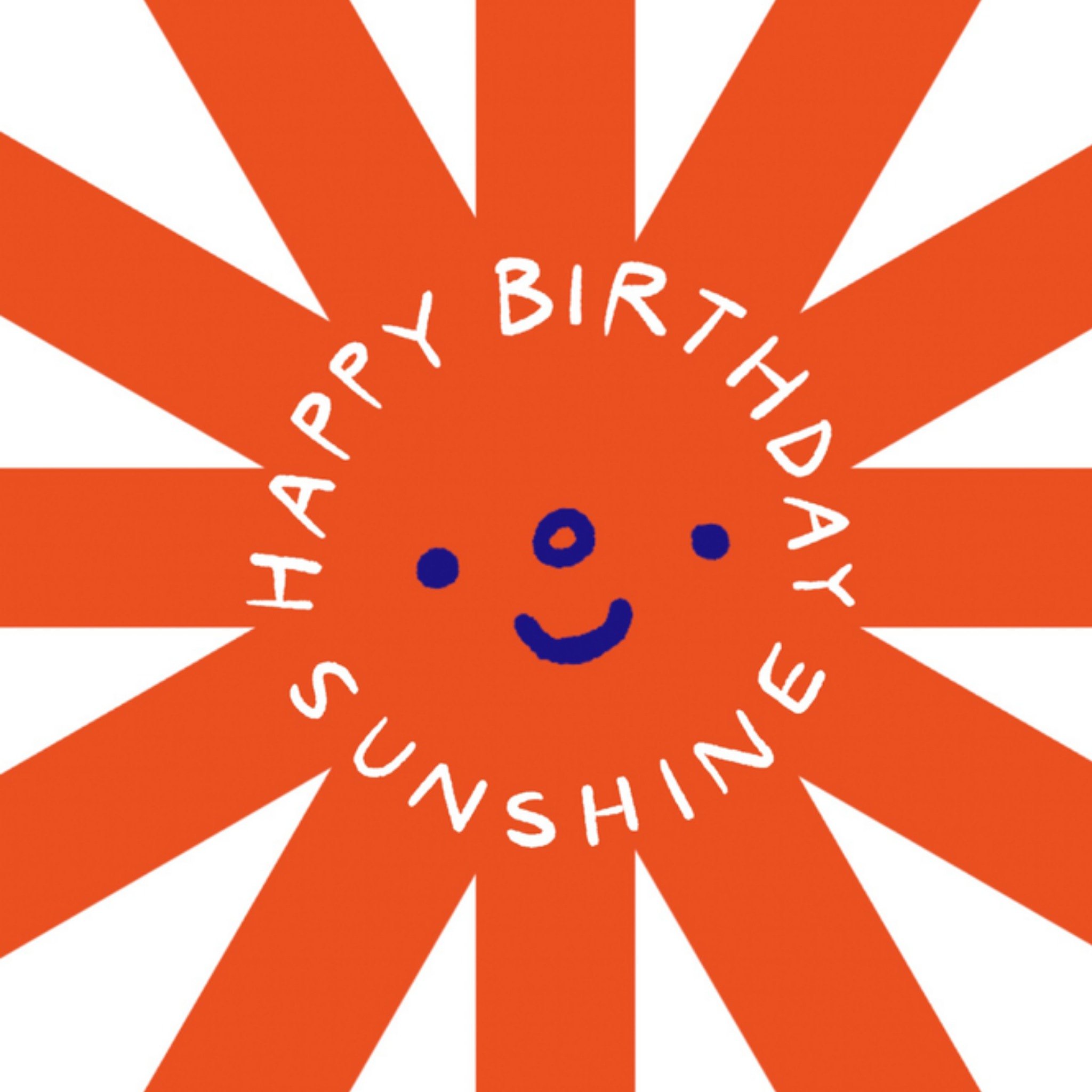Moonpig Celebration Nation Brighter Days By Chloe Watts Happy Sunshine Birthday Card, Large