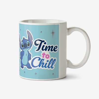 Disney Lilo And Stitch Time To Chill Stitch And Angel Photo Upload Mug