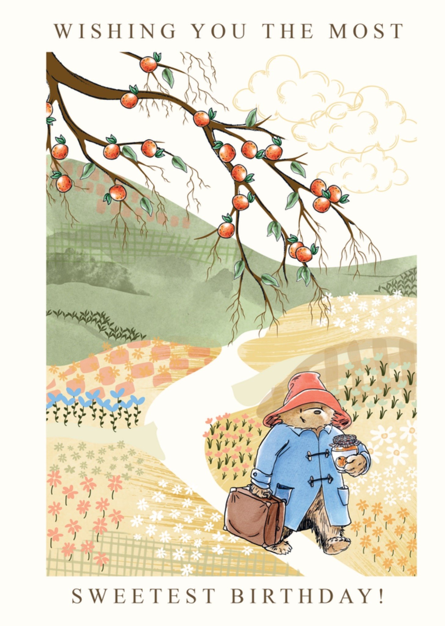 Paddington Bear Sweetest Birthday Card