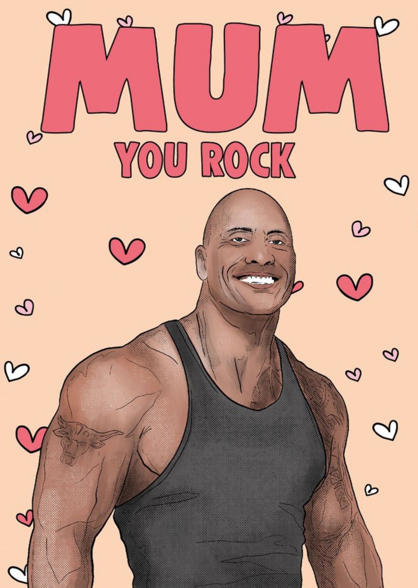 Moonpig Cheeky Chops Mum You Rock Spoof Card