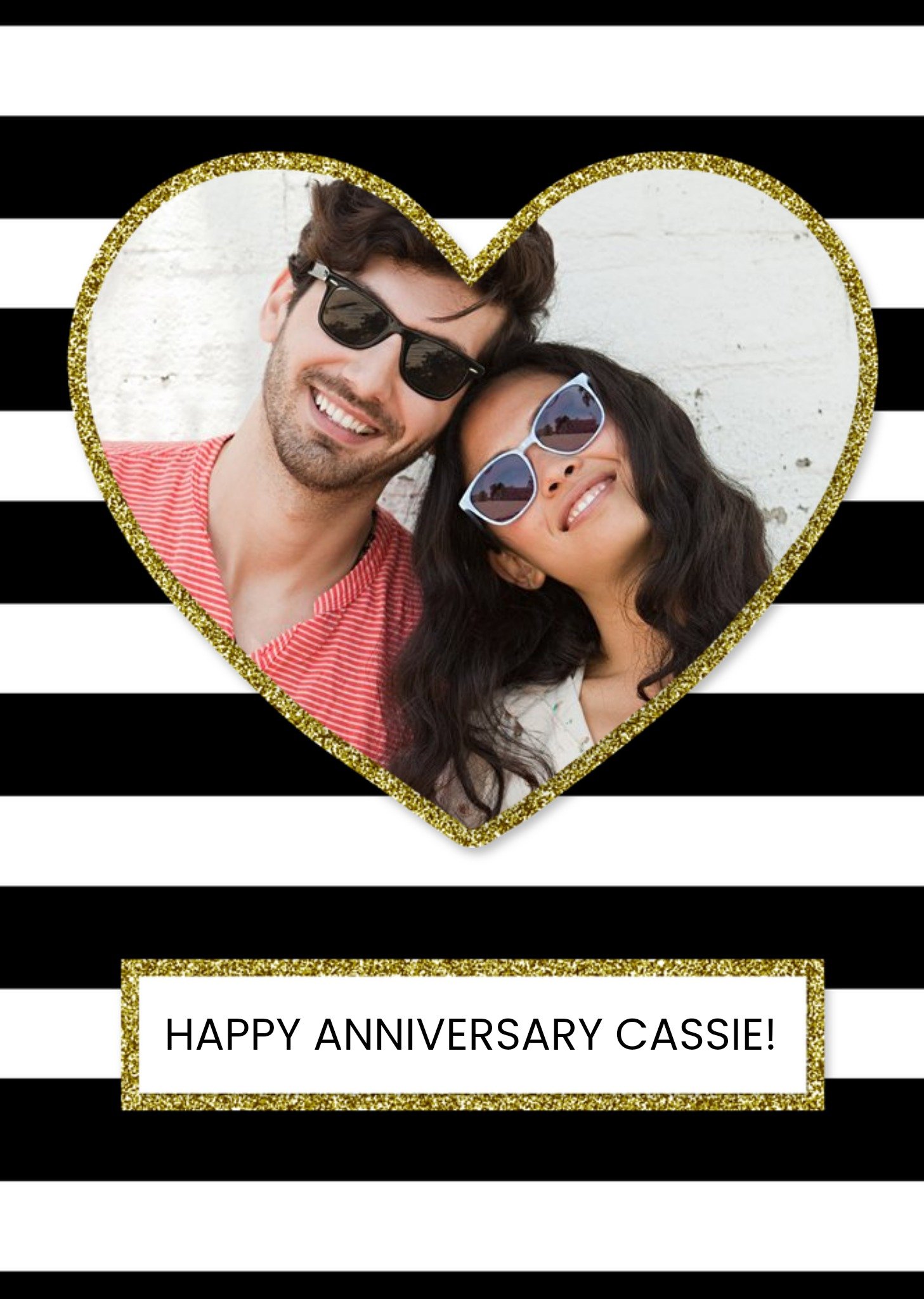 Moonpig Photo Personalised Anniversary Card