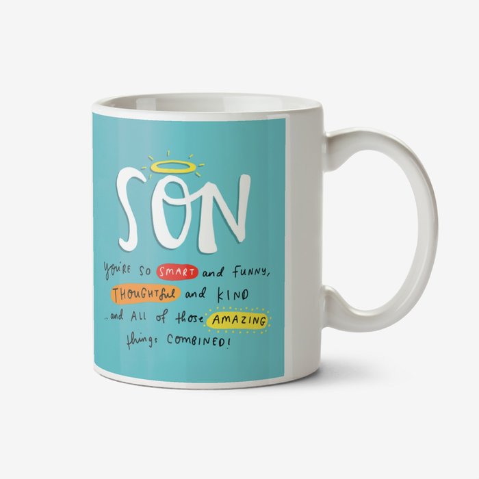 Photo Upload The Happy News Son Mug