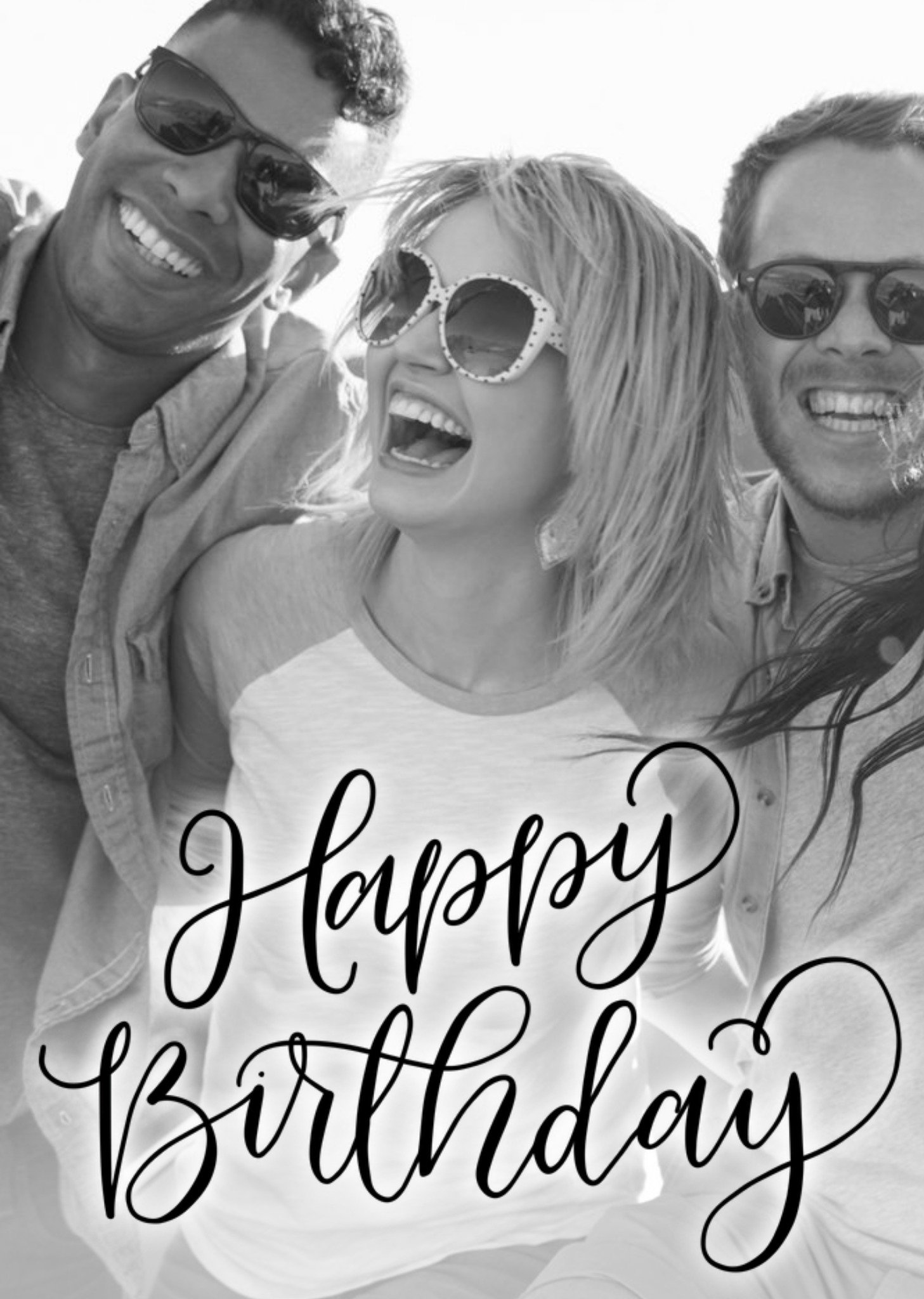 Moonpig Happy Birthday Calligraphy Birthday Card
