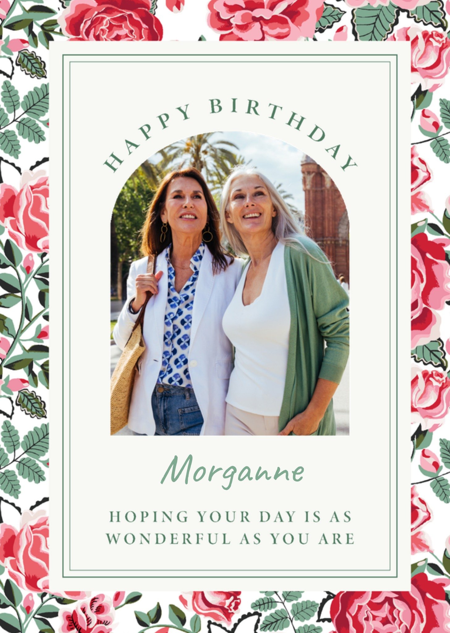 Cath Kidston Hoping Your Day Is As Wonderful As You Photo Upload Card